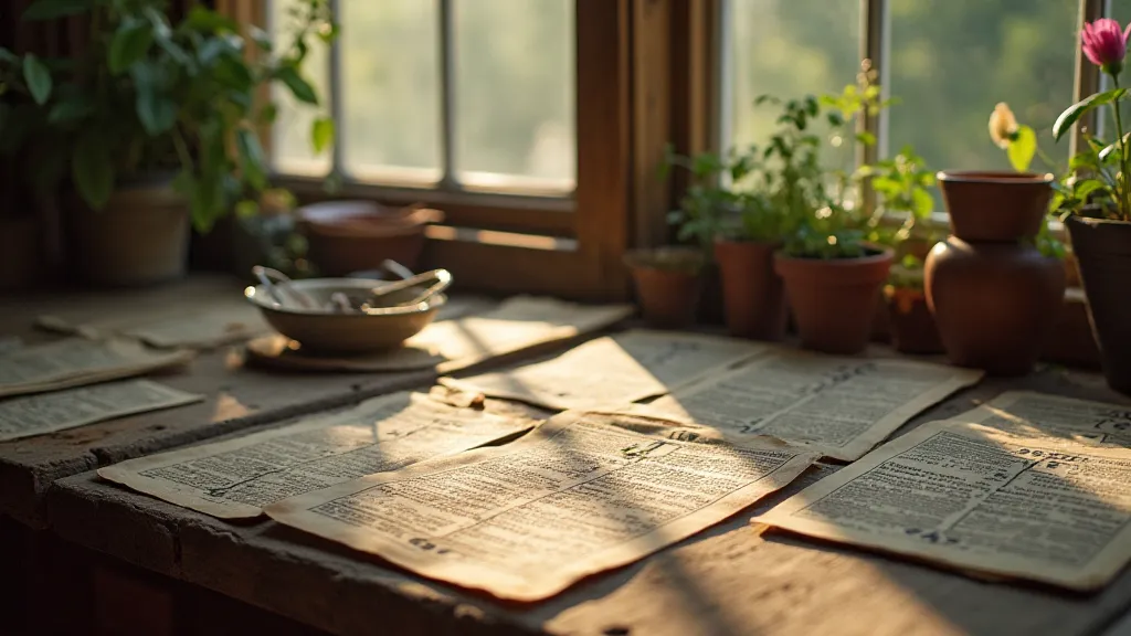Antique seed packets