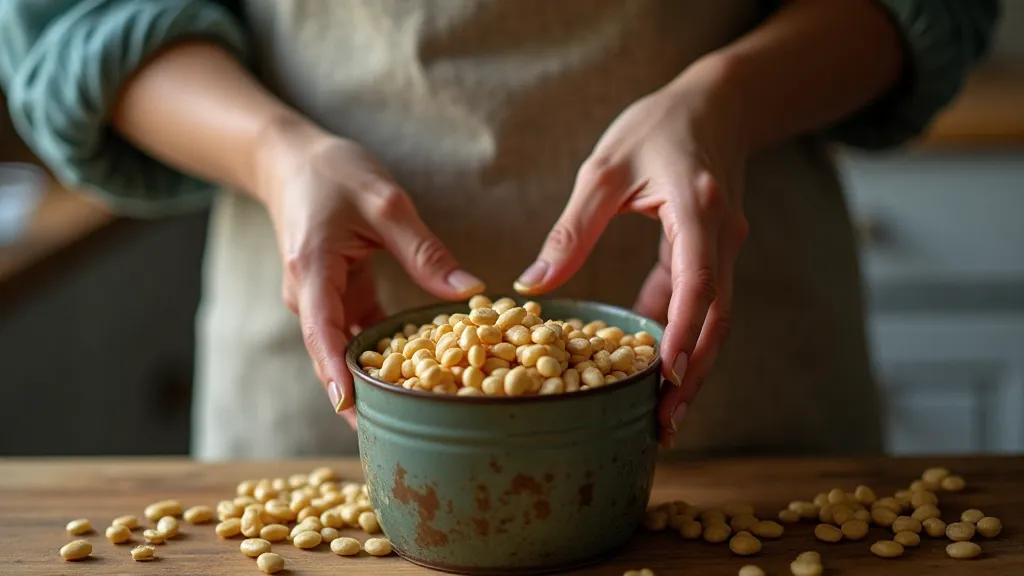 Shelling heirloom beans