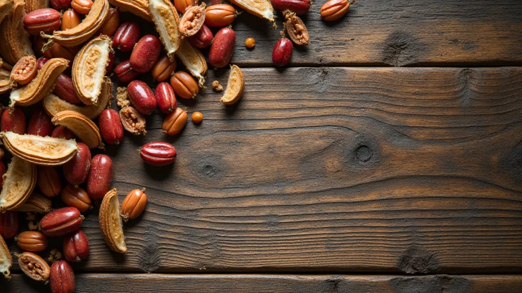 Dried heirloom bean pods