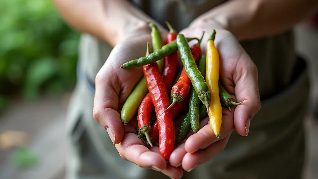 Variety of heirloom beans freshly harvested