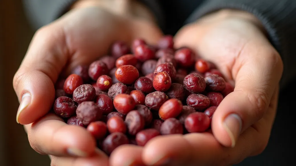 Handful of Heirloom Beans