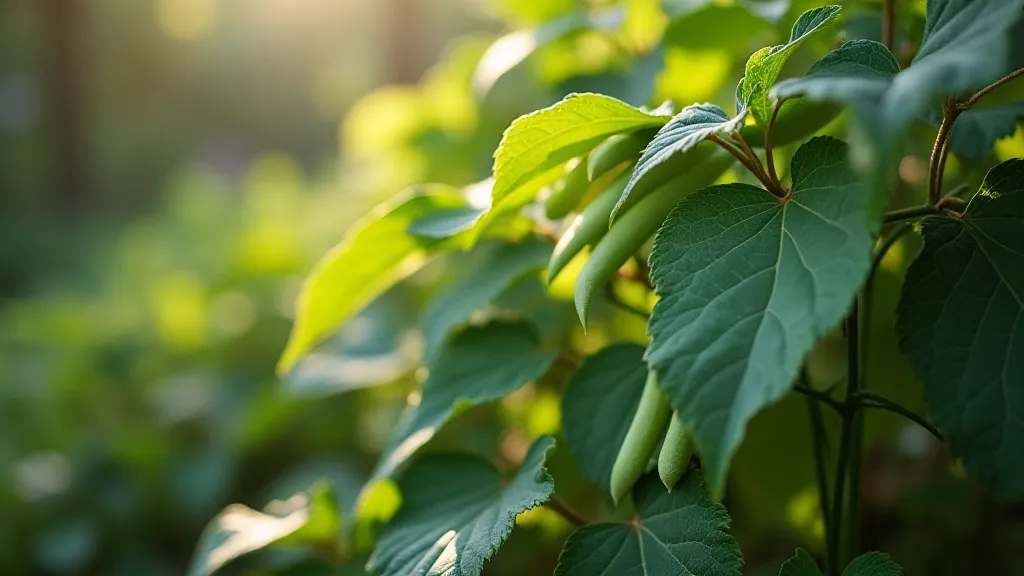 Kentucky Wonder bean plant
